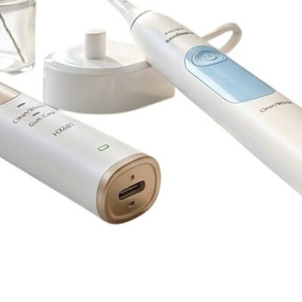 Philips Sonicare ProtectiveClean 6100 HX681 Electric Toothbrush Handles 2 Pack